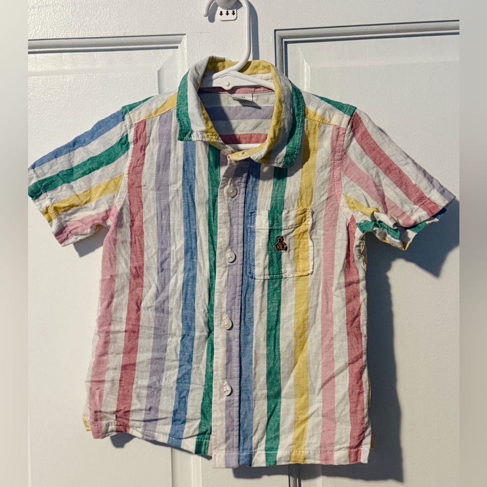 Gap stripe button up 3T